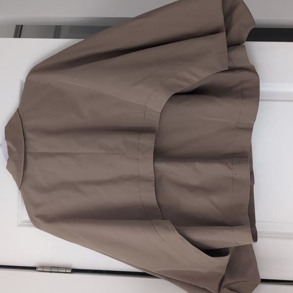 Zara Khaki Trench Cape Coat - Picture 9 of 9